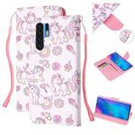For Huawei P30 Pro Colored Drawing Pattern Cross Texture Horizontal Flip PU Leather Case with Holder & Card Slots & Wallet(Ice Cream Unicorn)