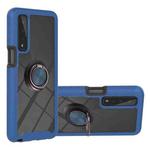 For LG Stylo 7 5G Starry Sky Solid Color Series Shockproof PC + TPU Protective Case with Ring Holder & Magnetic Function(Blue)