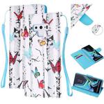 For Samsung Galaxy Note9 Colored Drawing Pattern Cross Texture Horizontal Flip PU Leather Case with Holder & Card Slots & Wallet(Butterfly Tree)