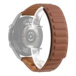 For Huawei Watch 3 / 3 Pro Silicone Magnetic Watch Band(Brown)