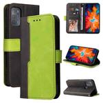 For Motorola Moto G50 Business Stitching-Color Horizontal Flip PU Leather Case with Holder & Card Slots & Photo Frame(Green)