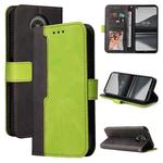 For Nokia 3.4 / 5.4 Business Stitching-Color Horizontal Flip PU Leather Case with Holder & Card Slots & Photo Frame(Green)