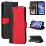 For Nokia G10 / G20 Business Stitching-Color Horizontal Flip PU Leather Case with Holder & Card Slots & Photo Frame(Red)