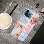 For iPhone 13 Pro Max A Series Marble Pattern TPU Protective Case (HC-A21)