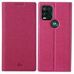 For Motorola Moto G Stylus 5G ViLi DMX Series Shockproof TPU + PU Leather Magnetic Attraction Horizontal Flip Case with Card Slot & Holder(Rose Red)