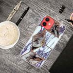 For iPhone 13 mini B Series Marble Pattern TPU Protective Case (GK-A13)