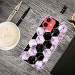 For iPhone 13 B Series Marble Pattern TPU Protective Case(GK-A2)