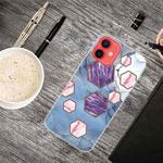 For iPhone 13 B Series Marble Pattern TPU Protective Case(GK-A10)
