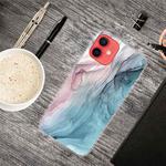 For iPhone 13 mini Abstract Marble Pattern TPU Protective Case (Abstract Gray)
