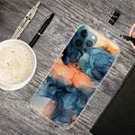 For iPhone 13 Pro Abstract Marble Pattern TPU Protective Case (Abstract Blue)