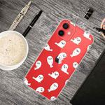 For iPhone 13 Painted Pattern High Transparent TPU Protective Case(White Sea Lion)