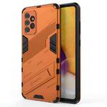 For Samsung Galaxy A72 5G / 4G Punk Armor 2 in 1 PC + TPU Shockproof Case with Invisible Holder(Orange)