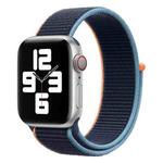 Loop Type Sport Watch Band For Apple Watch Ultra 49mm&Watch Ultra 2 49mm / Series 9&8&7 45mm / SE 3&SE 2&6&SE&5&4 44mm / 3&2&1 42mm(Dark Navy Blue)