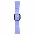 Modern Style Silicone Watch Band For Apple Watch Series 8&7 41mm / SE 2&6&SE&5&4 40mm / 3&2&1 38mm, Style:Black Buckle(Purple)