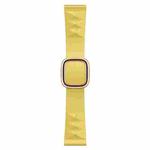 Modern Style Silicone Watch Band For Apple Watch Series 8&7 41mm / SE 2&6&SE&5&4 40mm / 3&2&1 38mm, Style:Rose Gold Buckle(Yellow)