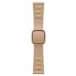 Modern Style Silicone Watch Band For Apple Watch Series 8&7 41mm / SE 2&6&SE&5&4 40mm / 3&2&1 38mm, Style:Rose Gold Buckle(Walnut)