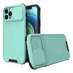 For iPhone 11 Sliding Camera Cover Design PC + TPU Protective Case (Mint Green)