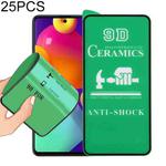 For Samsung Galaxy M62 25 PCS 9D Full Screen Full Glue Ceramic Film