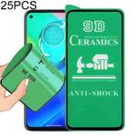 For Motorola Moto G8 Power 25 PCS 9D Full Screen Full Glue Ceramic Film