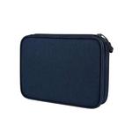 SM01S Double-layer Multifunctional Digital Accessory Storage Bag(Navy Blue)