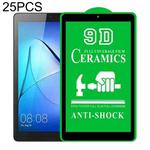 For Huawei MediaPad T3 7.0 inch 3G-4G Version 25 PCS 9D Full Screen Full Glue Ceramic Film