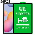 For Samsung Galaxy Tab S6 Lite 10.4 inch P610/P615 25 PCS 9D Full Screen Full Glue Ceramic Film