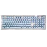 HXSJ P9 104 Keys PBT Color Mechanical Keyboard Keycaps(Light Blue)