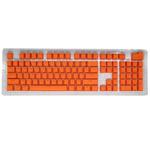 HXSJ P9 104 Keys PBT Color Mechanical Keyboard Keycaps(Orange)