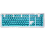 HXSJ P9 104 Keys PBT Color Mechanical Keyboard Keycaps(Lake Blue)