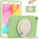 Shockproof TPU + PC Protective Case with 360 Degree Rotation Foldable Handle Grip Holder & Pen Slot For Samsung Galaxy Tab A 8.0 2019 T290(Matcha Green)