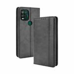 For Motorola Moto G Stylus 5G 2021 Magnetic Buckle Retro Crazy Horse Texture Horizontal Flip Leather Case with Holder & Card Slots & Photo Frame(Black)