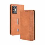 For ZTE nubia Red Magic 6R Magnetic Buckle Retro Crazy Horse Texture Horizontal Flip Leather Case with Holder & Card Slots & Photo Frame(Brown)