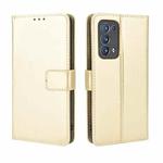 For OPPO Reno6 Pro+ 5G Crazy Horse Texture Horizontal Flip Leather Case with Holder & Card Slots & Lanyard(Gold)