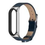 For Xiaomi Mi Band 6 / 5 / 4 / 3 Mijobs CS Microfiber Leather Watch Band(Blue)