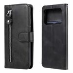 For Xiaomi Mi 11 Ultra Fashion Calf Texture Zipper Horizontal Flip Leather Case with Holder & Card Slots & Wallet(Black)