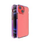 For iPhone 13 mini TPU Double-color Shockproof Protective Case (Purple)