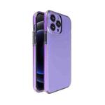 For iPhone 13 Pro Max TPU Double-color Shockproof Protective Case (Purple)