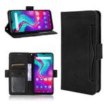 For Doogee X96 Pro Skin Feel Calf Pattern Horizontal Flip Leather Case with Holder & Card Slots & Photo Frame(Black)