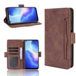 For Blackview A90 Skin Feel Calf Pattern Horizontal Flip Leather Case with Holder & Card Slots & Photo Frame(Brown)