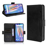 For Umidigi A11 Skin Feel Calf Pattern Horizontal Flip Leather Case with Holder & Card Slots & Photo Frame(Black)