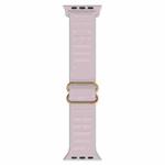 Japanese Word Buckle Silicone Watch Band For Apple Watch Ultra 49mm / Series 8&7 45mm / SE 2&6&SE&5&4 44mm / 3&2&1 42mm(Lavender Purple)