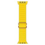 Japanese Word Buckle Silicone Watch Band For Apple Watch Series 8&7 41mm / SE 2&6&SE&5&4 40mm / 3&2&1 38mm(Yellow)