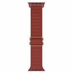 Japanese Word Buckle Silicone Watch Band For Apple Watch Series 8&7 41mm / SE 2&6&SE&5&4 40mm / 3&2&1 38mm(Red Wine)