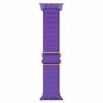 Japanese Word Buckle Silicone Watch Band For Apple Watch Series 8&7 41mm / SE 2&6&SE&5&4 40mm / 3&2&1 38mm(Dark Purple)