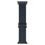 Japanese Word Buckle Silicone Watch Band For Apple Watch Series 8&7 41mm / SE 2&6&SE&5&4 40mm / 3&2&1 38mm(Midnight Blue)