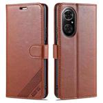 For Honor 50 SE AZNS Sheepskin Texture Horizontal Flip Leather Case with Holder & Card Slots & Wallet(Brown)