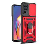 For OPPO A94 Sliding Camera Cover Design TPU+PC Protective Case(Red)