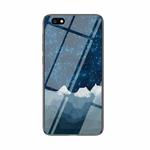 For OPPO A77 / F3 Starry Sky Painted Tempered Glass TPU Shockproof Protective Case(Star Chess Rob)