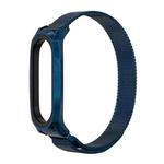 For Xiaomi Mi Band 6 / 5 / 4 / 3 Mijobs Milan Magnetic GT Stainless Steel Watch Band(Blue)