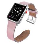 Small Waist Leather Watch Band For Apple Watch Series 8&7 41mm / SE 2&6&SE&5&4 40mm / 3&2&1 38mm(Pink)